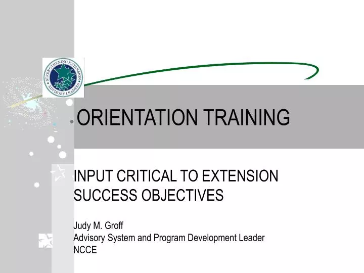 orientation training