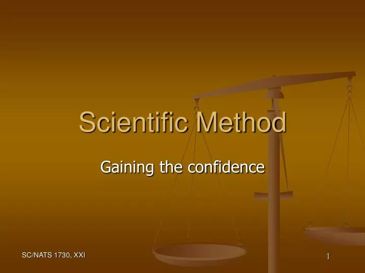 scientific method