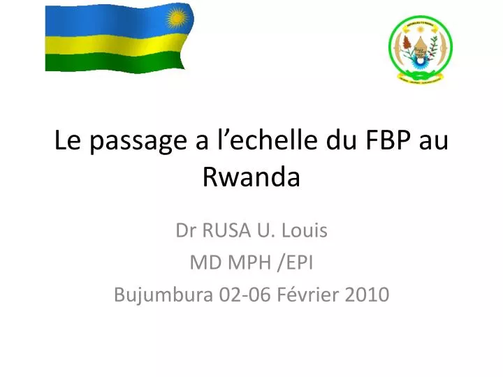 le passage a l echelle du fbp au rwanda