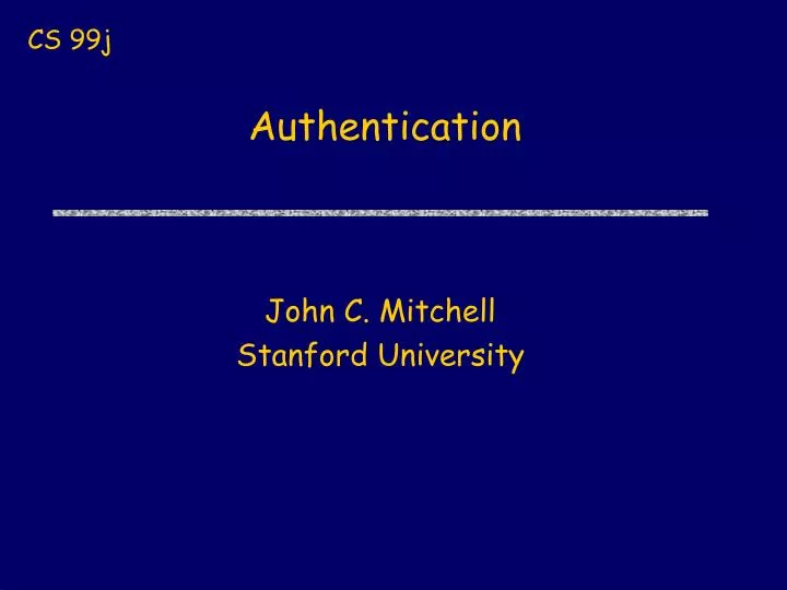 authentication