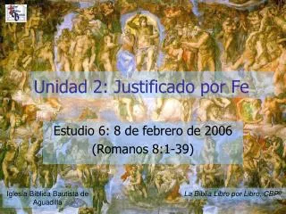 unidad 2 justificado por fe