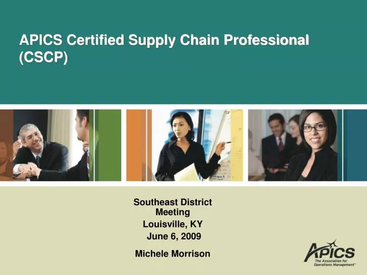 apics certified supply chain professional cscp
