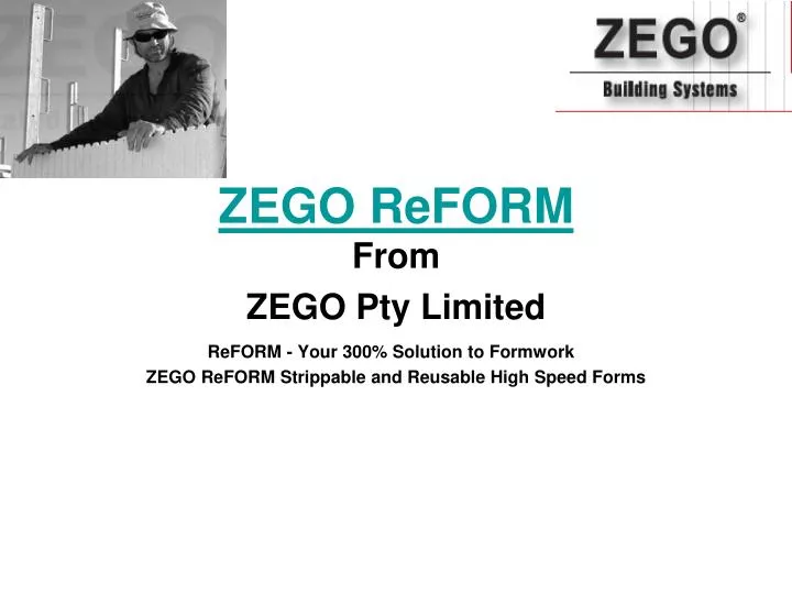 zego reform from zego pty limited
