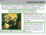 RAZONES PARA CREER, 1 - slide 1