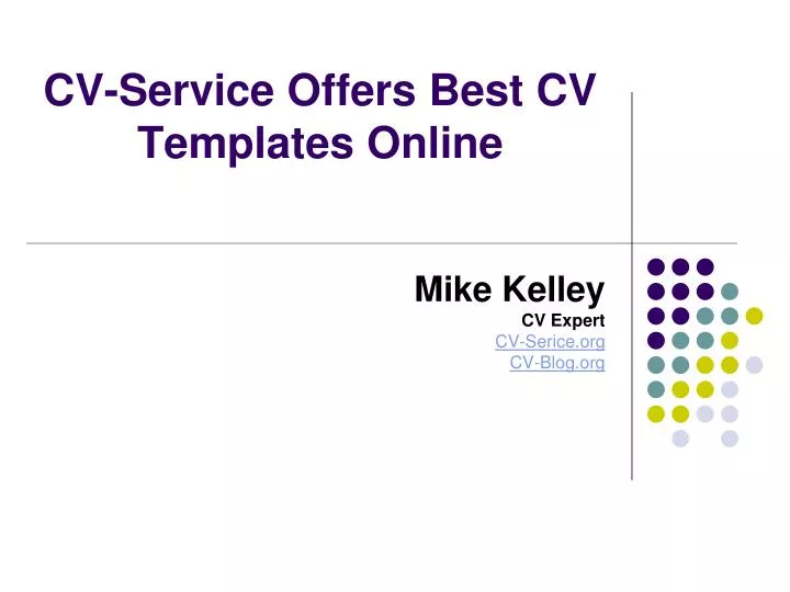 cv service offers best cv templates online