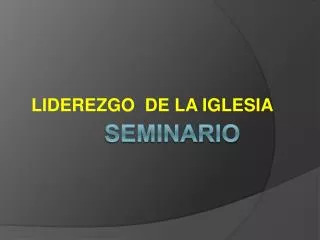 liderezgo de la iglesia