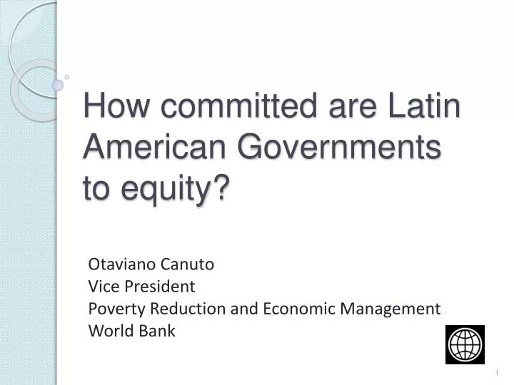 how committed are latin american governments to equity