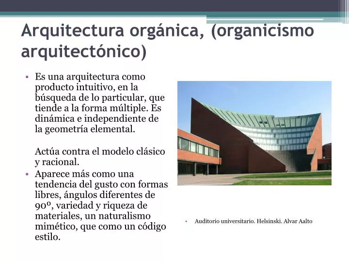 arquitectura org nica organicismo arquitect nico