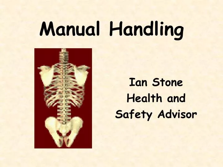manual handling