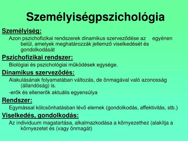 szem lyis gpszichol gia