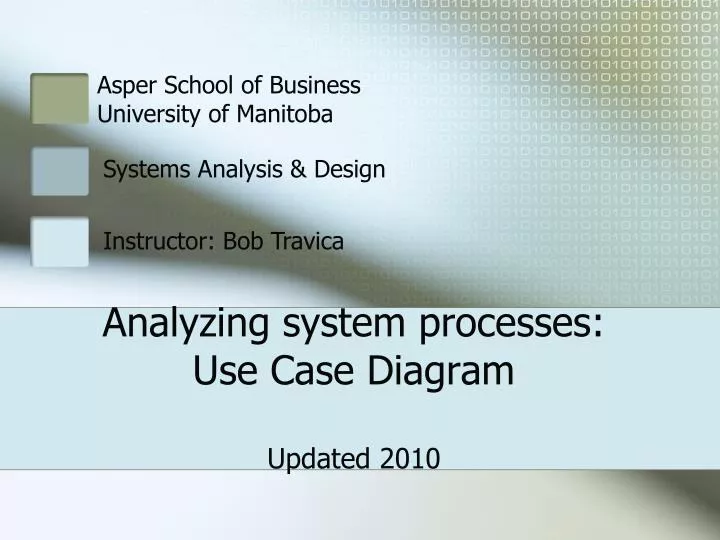 analyzing system processes use case diagram updated 2010