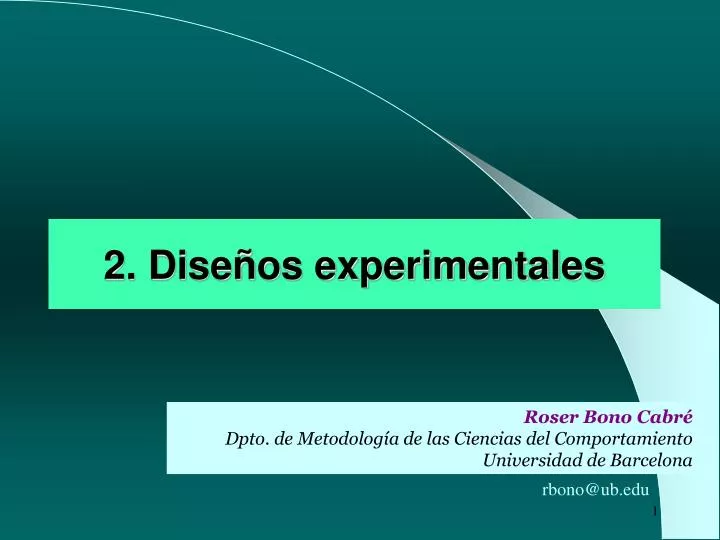 2 dise os experimentales