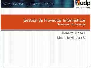 gesti n de proyectos inform ticos primeras 10 sesiones