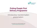 Social Care: Empowering Communities Through Personalization - slide 1