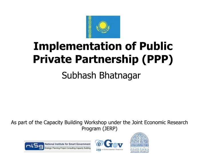 implementation of public private partnership ppp