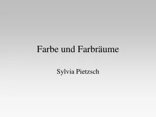 farbe und farbr ume