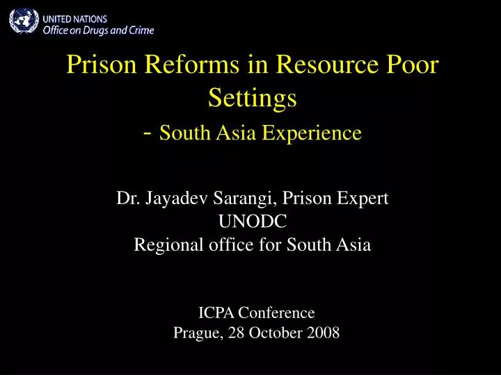 prison reforms in resource poor settings south asia experience