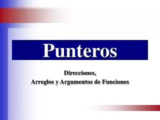 punteros
