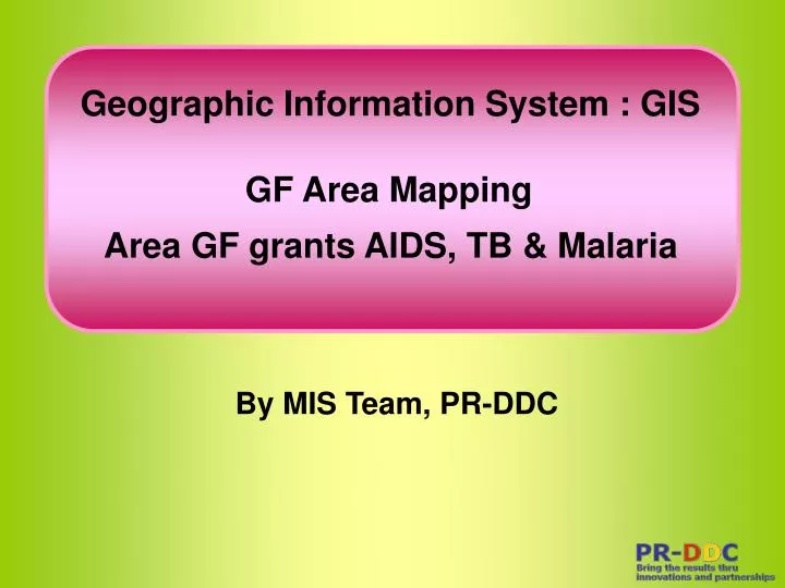 gf area mapping
