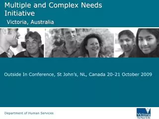 Multiple and Complex Needs Initiative Victoria, Australia