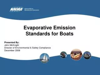 Evaporative Emission Standards for Boats