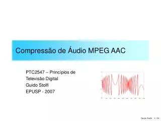 Compressão de Áudio MPEG AAC