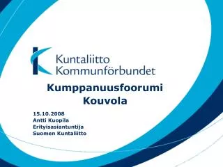 kumppanuusfoorumi kouvola
