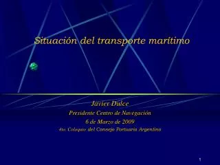 situaci n del transporte mar timo