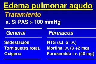 edema pulmonar agudo