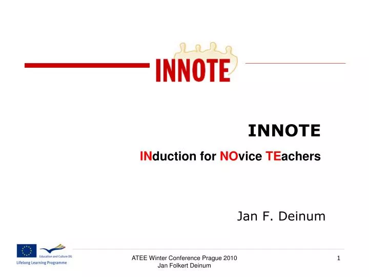 innote i n duction for no vice te achers
