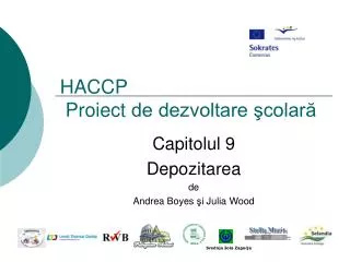 haccp pro i ect de dezvoltare colar