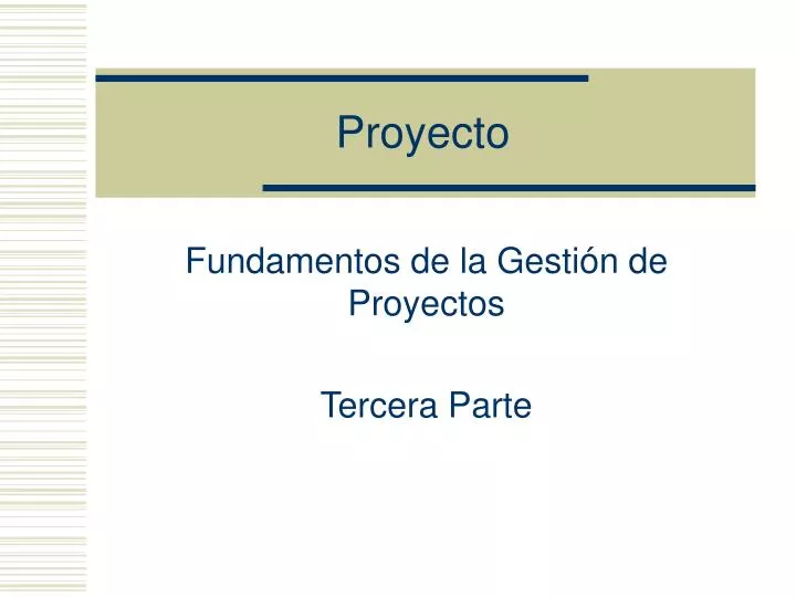 proyecto