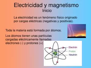 Electricidad y magnetismo