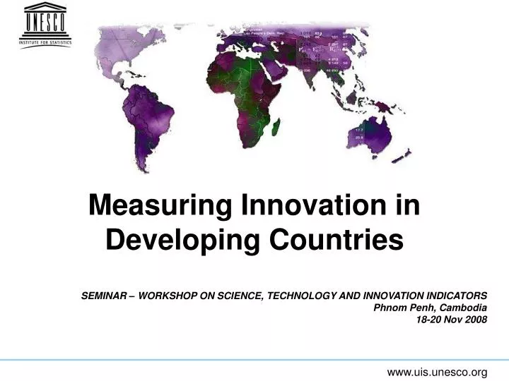 measuring innovation in developing countries
