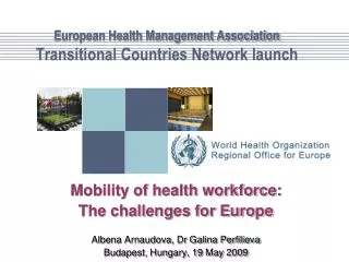 European Health Management Association Transitional Countries Network launch