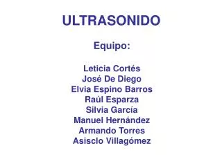 ULTRASONIDO