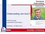 Ondervoeding, een kans?! - slide 1