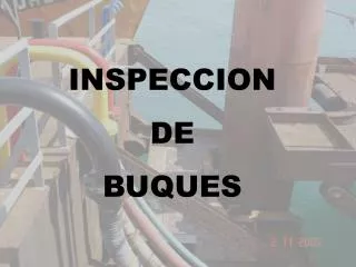 INSPECCION DE BUQUES