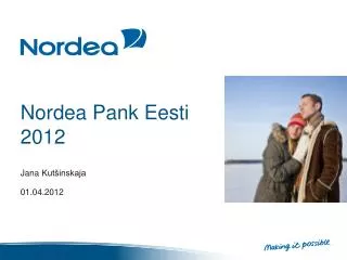 Nordea Pank Eesti 2012