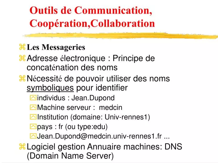 outils de communication coop ration collaboration