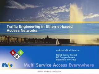 Traffic Engineering in Ethernet-based Access Networks