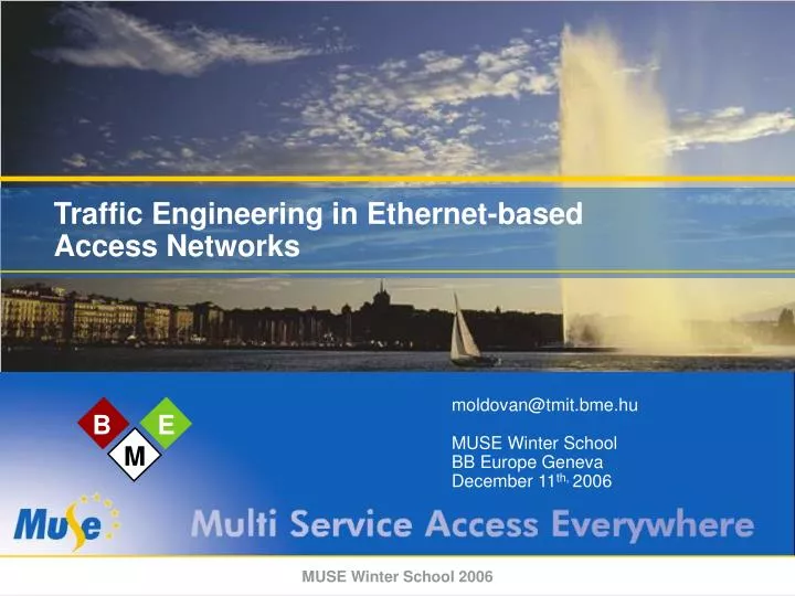traffic engineering in ethernet based access networks