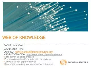 web of knowledge