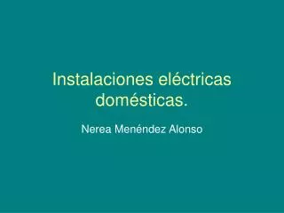 PPT - Instalaciones Eléctricas Planos Electricos PowerPoint ...