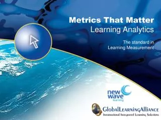 Metrics That Matter Learning Analytics