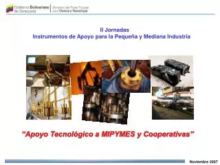 “Apoyo Tecnológico a MIPYMES y Cooperativas”
