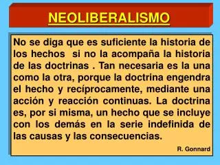 neoliberalismo