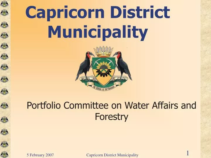 capricorn district municipality