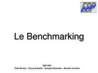 le benchmarking