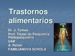 trastornos alimentarios